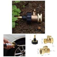 Boquilla de chorro de alta presin para manguera de jardn con vlvula de cierre, latn 2 juegos - inicial - Ver 1