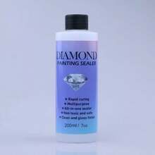 Diamond Painting Sealant - 3D Diamond Art Glue, Fast Curing, Multi-Purpose Sealant, & , Glossy Surface Finish, 60ml/120ml/200ml, Permanent Fixation & Sparkling Effect, 5D Diamond Painting Kits, Handicraft Supplies | Glossy Finish | Smooth Texture, Diamond Painting Accessories - Multicolor - View 7