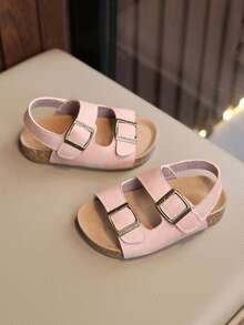 Kids Shoes Summer Girls Sandals Boys Roman Shoes Children Beach Shoes Toddler Shoes - Pink - View 5
