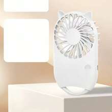 1 件男女通用迷你手持风扇，7 叶片设计，USB 充电，便携，适合夏季户外、旅行、海滩、运动、办公室、学校、泳池派对、日常使用 - K3風扇 - 查看 17