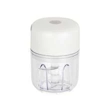 1 pieza Prensa de ajo eléctrica de 250ml, Picadora de ajo mini portátil, Trituradora de ajo eléctrica para el hogar, Machacador de ajo recargable por USB, Diseño compacto y pequeño, Herramienta de cocina práctica y conveniente - Blanco - Ver 9