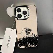 Funda de teléfono A- para 17,16,15,14,13,12,11,Pro,Max,Plus, cubierta mate negra a prueba de golpes - z2 - Ver 12