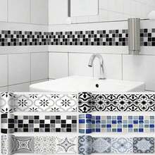 Giấy dán tường chống thấm nước 2M cho phòng tắm, viền chân tường tự dính, hành lang, sàn nhà, tấm dán trang trí tường, giấy dán tường trang trí mùa xuân làm mới ngôi nhà của bạn, nhãn dán trang trí Rama, quà tặng sinh nhật và tốt nghiệp. - Nhiều màu - Xem 2