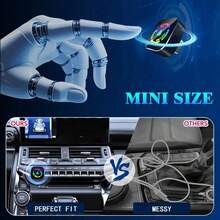 适用于智能车载连接盒的无线 CarPlay 发射器 - 无需改装升级，有线转无线即刻切换，流畅屏幕投射，便捷的驾驶 GPS 导航