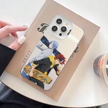 Anime SK8 The Infinity Phone Case, Compatible With  16, 15, 14, 13, 12, 11 Pro Max, X, XR, XS Max, 8, And 7 Plus Models - Shockproof Matte Back Cover. 17 Case Scover De  17 Pro Max - 混合顏色 - 查看 2