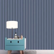 Gray-Blue Adhesive Wallpaper - 藍灰色 - 查看 25