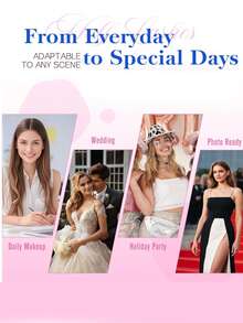 10 Pairs Half Lashes Clear Band Eyelashes Cat Eye False Eyelashes Short Soft 3d Faux Mink Eyelashes Soft Natural Makeup - Black - View 6