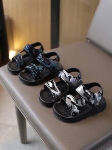 Infant Sandals, Fashion Versatile Rubber Soft Bottom Hook And Loop Outdoor Baby Toddler Sandals - Mint Green - View 6