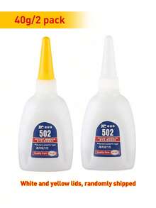 Finego 15g/30g/40g Keo siêu dính mạnh 502, Keo siêu tức thời đa năng, Keo dán giày, Keo siêu dính 502 Cyanoacrylate tức thì, Keo dán dầu cường độ cao hàn, Nhanh khô, Keo sửa chữa cho gốm sứ, sứ, kim loại, nhựa, gỗ - Trong suốt - Xem 15