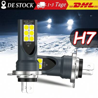 2er-Pack H1/H4/H7 Auto Nebelscheinwerfer, stoßfest & temperaturbeständig für alle Jahreszeiten,Weihnachtsgeschenk für Alle, verstärkt Sichtweite bei Nebel, Regen & Dunkelheit, zuverlässiges für deutsche Autofahrer & Familienurlaub