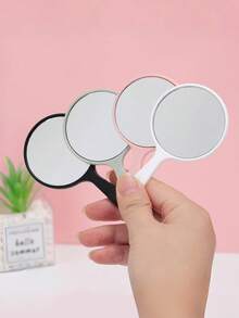 1pc/5pcs/10pcs/30pcs/50pcs/90pcs/100pcs Handheld Small Mirror, Cute Makeup Mirror For Student Dorm, Travel Essential Pocket Mirror, Outdoor Makeup Mirror - Multicolor - View 5