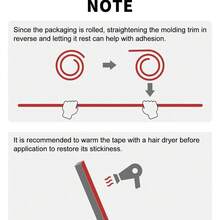 1 件 3.85 英寸宽 x 78.7 英寸长 易于安装的自粘式 NBR 踢脚线，柔性底板装饰 - 自粘乙烯基墙面和凹槽踢脚线，现代设计，适用于厨房橱柜和台面边缘，家居装饰 | 简洁线条装饰 | 自粘装饰，厨房装饰和配件，适用于墙面，家居（米色） - 彩色 - 查看 7