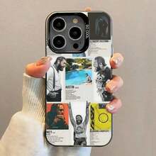 Funda para teléfono King P-Post M-Malone para 17,16,15,14,13,12,11,Pro,Max,Plus, anti-caída, negra mate, parachoques duro - Z2 - Ver 11
