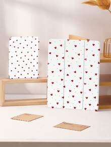 Kingsung Funda protectora para tableta con patrón de puntos en forma de corazón, apta para 9.7/10.2/10.5/10.9/12.9/Pro 11, 10th Gen, Galaxy Tab S6 Lite 10.4 pulgadas, Kindle Paperwhite 12th Gen (lanzamiento 2024), Kindle 11th Gen (lanzamiento 2022), Kobo Clara Colour, suave y a prueba de golpes, con función de soporte inteligente/activación/suspensión automática - Multicolor - Ver 3