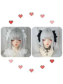 4个/2个手工蝴蝶结发夹，双马尾夹，女士礼物，发饰，冬季，头部饰品，女士发饰 - 粉色 - 查看 25