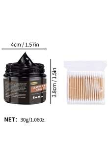 30g Black Leather Edge Repair Oil - Color Restoring Balm. Resin-Based Formula Designed To Repair Faded Or Peeling Leather Edges. Includes A Leather Edge Sealing Oil Applicator And Color Matching Tool For Repairing Damaged Leather Straps And Sealed Bag Edges. - Multicolor - View 9