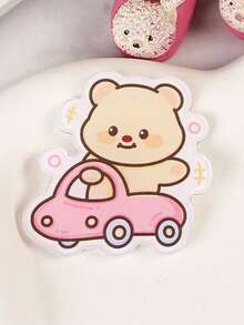 10 st söta tecknade akrylgula björnbroschnålar tillbehör - Multifärgad - Visa 8