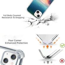 Funda de teléfono con patrón de copos de nieve de Navidad compatible con 13, funda roja de copo de nieve cayendo para chicas, mujeres y hombres, funda protectora de TPU para 13, funda de teléfono creativa de dibujos animados, a prueba de golpes y resistente a caídas, protección completa, adecuada para 17/17ProMax/iPhone16/16Plus/16Pro/16ProMax, iPhone15/15Plus/15Pro/15ProMax, iPhone14/14Plus/14Pro/14ProMax, iPhone13/13Pro/13ProMax, regalo perfecto para novia, novio, Día de San Valentín, Navidad - transparente - Ver 4
