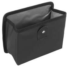 MUCKLILY Organizador De Puerta De Cuero Pu Negro Bolsa De Almacenamiento Para Coche Compacto Para Basura Y Accesorios De Coche FáCil De Limpiar OZUA - Negro - Ver 7