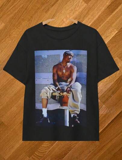 2025-Tupacs Photo NYC Hood Rare Tupacs Shirt Photoshoot After Above The Rim 2Pacs Gras