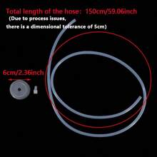 1 Set Water Dispenser Accessories Silicone Tube Water Pipe Flexible Automatic Suction Hose Universal Inlet Pipe