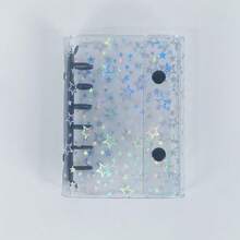 A7 Size Portable Transparent Loose-Leaf Binder, Transparent Sticker Book, Photo Storage Sleeves, Photo Album, Budget Planner, Diary, Notebook, Office Supplies - Decorative Card Holder - View 12