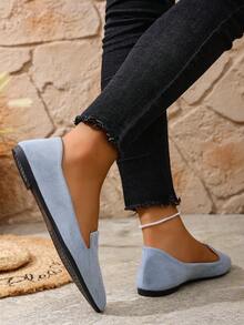 35-45 Plus Size Women's Fashion Hollow Out Flat Slip-On Casual Shoes, Breathable Comfortable Non-Slip Perforated Shoes For Daily Wear, Spring/Summer/Autumn, Beige Floral, Black, Blue, Brown, Apricot Solid Colors