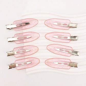 8pcs Invisible Bangs Hair Clips, Makeup Clips, Side Hair Clips, Barrettes, Hairpins, Suitable For Girls