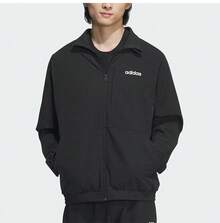 Adidas New Arrival Men's Minimalist Casual Woven Sports Jacket - Black - View 1