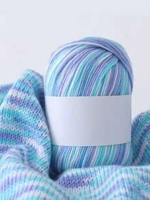 50g Premium Blended Yarn: 60% Silk, 40% Cashmere, Soft & High Quality, Suitable For Knitting And Crocheting Sweaters, Blankets, Scarves, Cardigans, Hats, Multi-Color Options, Ideal For Handicrafts - Multicolor - View 18