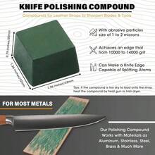 Rolling Knife Sharpener Kit, Kitchen Knife Sharpener Set, Knife Sharpening Tools, 15 20 Degree Sharpening Kitchen Knives, And Ceramic Discs, Leather Strop, Polishing Compound - Red Brown - 查看 2