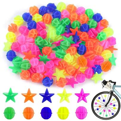 ‌Vibrant Spoke Beads Set - 36pcs Multi-Color Options, Perfect For Urban Cycling & Outdoor Activities‌
