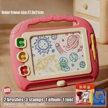 Children's Cartoon Drawing Board, Baby Puzzle Magnetic Writing Board Toy, Graffiti Magnetic Drawing Board Montessori Toy - Multicolor - View 12