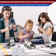 TendenciaKit De Juguete Educativo Ciencia Robot Solar Para Niños14en1Calidad premium - Gris - Ver 2