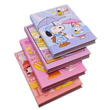 1 Set/1 Libro Cuaderno de Snoopy de dibujos animados con hebilla magnética de 32K, diario estudiantil lindo y de alta belleza Ins, lindo y hermoso, regalo para amigos, crear sorpresa, hermoso y asequible, regalo de Año Nuevo, regalo del Día de San Valentín, regalo de Pascua (estilo aleatorio) - Multicolor - Ver 6