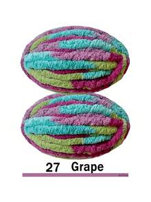 500克/250克超粗雪尼尔纱线，直径2厘米 - DIY手工编织毯，毛绒质感，厚实柔软的聚酯纤维，适合钩织舒适的枕头、毯子、地毯、宠物床、宠物窝、围巾、帽子、斜挎包等。