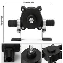 Electric Drill Pump For Water Gasoline Oil Diesels Fluid Transfer Pump Mini Hand Self-Priming Quick Pumping Speed - Black - View 6