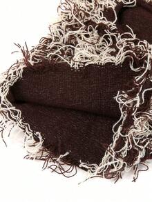 1pc Men Cold Proof Fashion Balaclava Cap Daily Life And Outdoor Beanie Fall Outfit - 黑色 - 查看 5