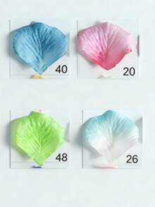 1000 Pieces Of Mixed Set Simulated Rose Petals Non-Woven Fabric Material Hand Thrown Flower Decoration Multi-Color Optional Photo Props - Multicolor - View 9