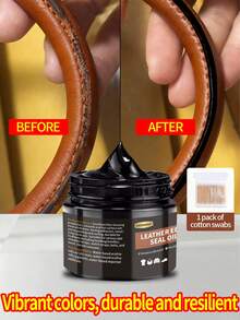 30g Black Leather Edge Repair Oil - Color Restoring Balm. Resin-Based Formula Designed To Repair Faded Or Peeling Leather Edges. Includes A Leather Edge Sealing Oil Applicator And Color Matching Tool For Repairing Damaged Leather Straps And Sealed Bag Edges. - Multicolor - View 6