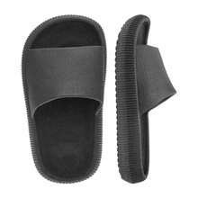 Kit Of 2 Pairs Of Cloud Comfort Slippers - Black/Pink - View 3