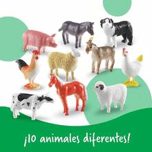 Learning Resources Farm Animal Counters - 60 Piezas, Edades 3+ aos Juguetes de Desarrollo Temprano, Animales de Granja para Nios, Figuras de Animales para Nios, Animalitos de Plastico - Contadores de animales de granja - Ver 2