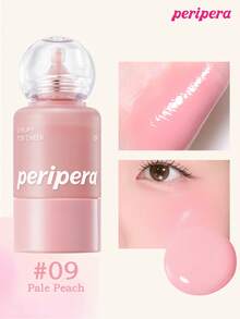 Peripera K-Beauty SYRUPY TOK CHEEK 液体腮红，奶油质地，打造自然光泽妆效，触感柔滑，妆容自然，适合日常及韩式妆容。 - #09 Pale Peach - 查看 11