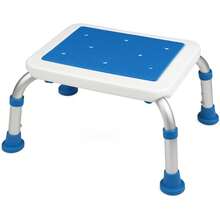 Seven Mine Banco para Baño Ajustable 3 Niveles de Altura| Silla para Baño Antideslizante para Adulto Mayor|  y Confort para Ducha| Silla con Drenaje y Estabilidad - 1 - Ver 1