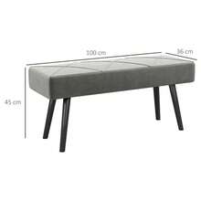 Bedroom Benches - Grey - View 3