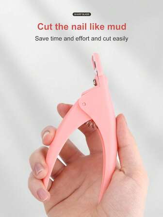 1 pieza Cortaúñas en forma de U de acero inoxidable, suministros para uñas, herramientas para uñas, herramientas para arte de uñas, de vuelta a la escuela, uñas, herramientas para uñas postizas, herramientas de manicura y pedicura