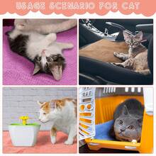 10 piezas impermeables de conejillo de indias para orinar cobayas gato perro mantas forros de jaula de hámster, accesorios de jaula de forro polar coral para animales pequeños, mantas de ropa de cama - café, gris (Gray Coffee) - Ver 6