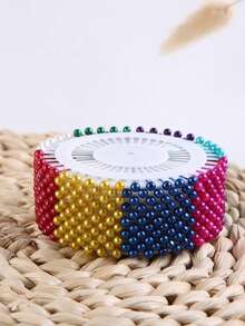 Pearl Head Sewing Pins, Fixed Nail, Bead Needle, Hand Sewing Pins (Random Color) - Multicolor - View 4