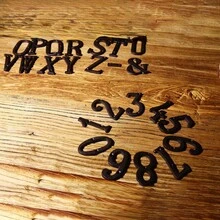 1pc 3 Inch House Number Sign, Home Address Letter Number, Vintage Cast Iron Home Number Solid Metal Gate Mailbox Number - Multicolor - View 7