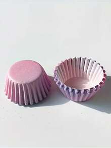 1000pcs Ombre/Starry Sky Mini Cupcake Liners, 0.98 Inch Cute Thumb Cupcake Cups, Grease-Proof Baking Cups, Suitable For Birthday, Wedding, Party Cakes - Compatible With Cake Decorations - Multicolor - View 2